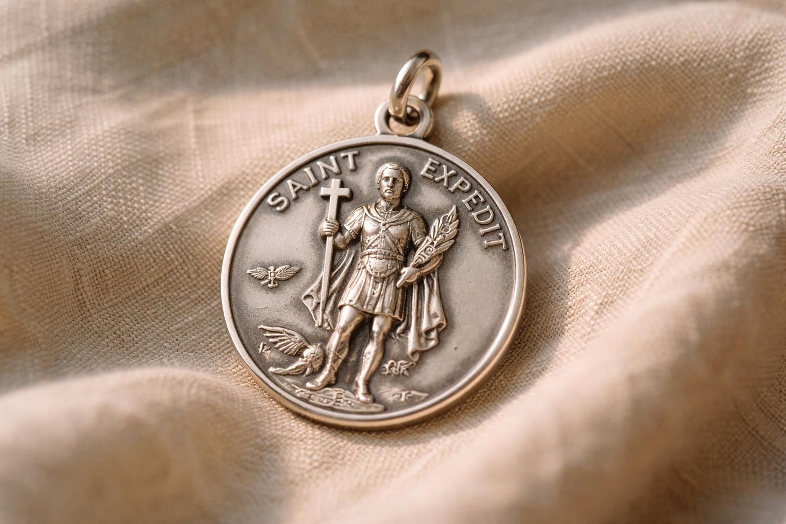 découvrez la signification de la médaille de saint expédit, un symbole de protection et de rapidité invoqué pour surmonter les obstacles et obtenir des réponses rapides.